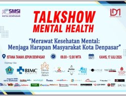 Sikapi Maraknya Kasus Bunuh Diri di Bali, SMSI Kota Denpasar Gelar Talkshow “Merawat Kesehatan Mental”